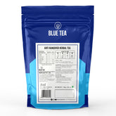 Blue Tea Caffeine Free Anti Hangover Herbal Tea - 50 Pyramid Tea Bags In Zip Lock Pack | Super Antioxidant - Gluten Free, Non-GMO, Zero Sugar, 100% Vegan